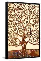 The Tree of Life, Stoclet Frieze, c.1909 (detail)-Gustav Klimt-Framed Poster