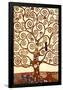 The Tree of Life, Stoclet Frieze, c.1909 (detail)-Gustav Klimt-Framed Poster