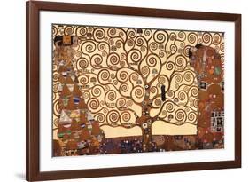 The Tree of Life, Stoclet Frieze, c.1909-Gustav Klimt-Framed Art Print