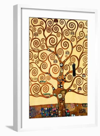 The Tree of Life, Stoclet Frieze, c.1909-Gustav Klimt-Framed Premium Giclee Print