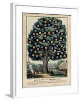 The Tree of Temperance, Published by N. Currier, New York, 1849-Currier & Ives-Framed Giclee Print