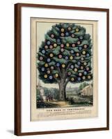 The Tree of Temperance, Published by N. Currier, New York, 1849-Currier & Ives-Framed Giclee Print