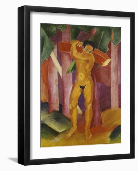 The Tree Porter, 1911-Franz Marc-Framed Giclee Print