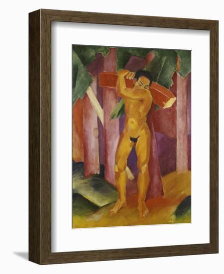 The Tree Porter, 1911-Franz Marc-Framed Giclee Print