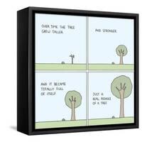 The Tree-Reza Farazmand-Framed Stretched Canvas