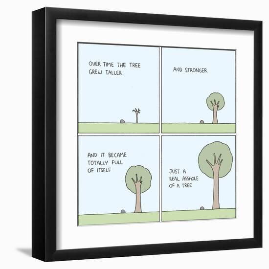 The Tree-Reza Farazmand-Framed Art Print