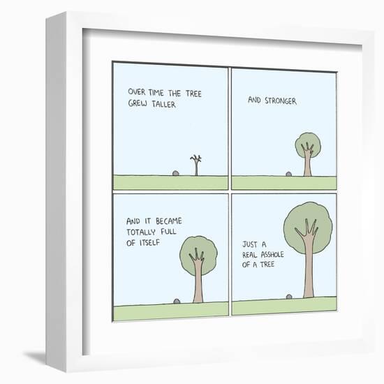 The Tree-Reza Farazmand-Framed Art Print