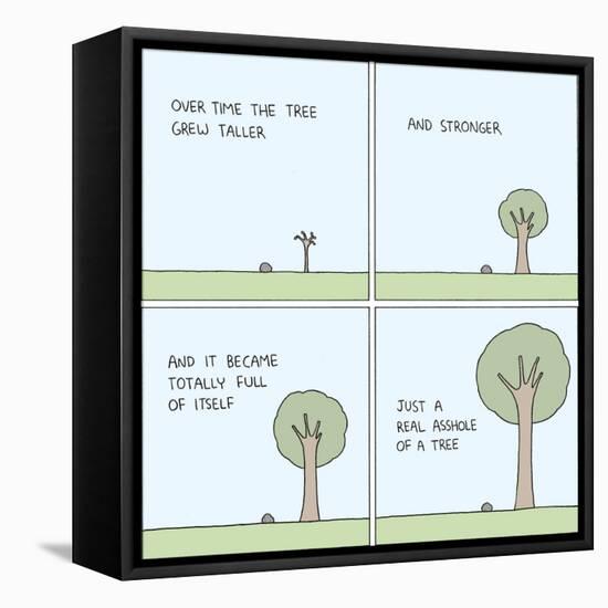 The Tree-Reza Farazmand-Framed Stretched Canvas