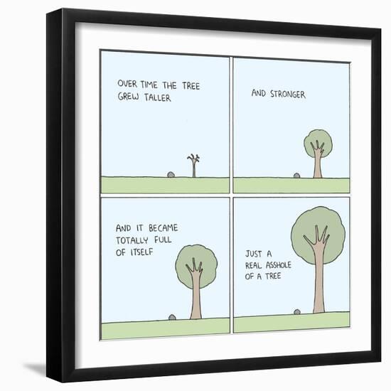 The Tree-Reza Farazmand-Framed Art Print