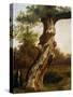 The Tree-Filippo Palizzi-Stretched Canvas