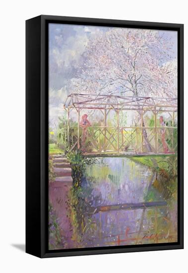 The Trellis Crossing-Timothy Easton-Framed Stretched Canvas