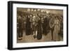 The Trench Train, Victoria Station, WW1-Frank Dadd-Framed Photographic Print