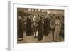 The Trench Train, Victoria Station, WW1-Frank Dadd-Framed Photographic Print