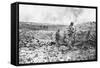 The Trenches of Champagne, France, 1914-null-Framed Stretched Canvas