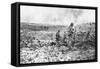 The Trenches of Champagne, France, 1914-null-Framed Stretched Canvas