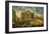 The Trevi Fountain in Rome-Giovanni Paolo Pannini-Framed Art Print