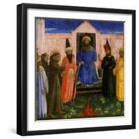 The Trial by Fire of St. Francis before the Sultan, C.1435-40-Fra Angelico-Framed Giclee Print