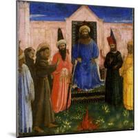 The Trial by Fire of St. Francis before the Sultan, C.1435-40-Fra Angelico-Mounted Giclee Print