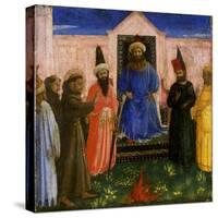 The Trial by Fire of St. Francis before the Sultan, C.1435-40-Fra Angelico-Stretched Canvas
