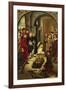 The Trial by Fire (The Burning of the Books or St. Dominic De Guzman and the Albigensians)-Pedro Berruguete-Framed Giclee Print