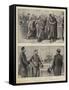 The Trial of Captain Dreyfus at Rennes, Sketches in Court-null-Framed Stretched Canvas