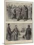 The Trial of Captain Dreyfus at Rennes, Sketches in Court-null-Mounted Giclee Print