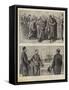 The Trial of Captain Dreyfus at Rennes, Sketches in Court-null-Framed Stretched Canvas