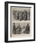 The Trial of Captain Dreyfus at Rennes, Sketches in Court-null-Framed Giclee Print