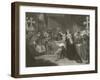 The Trial of Catherine of Aragon, 1529-George Henry Harlow-Framed Giclee Print