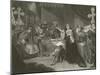 The Trial of Catherine of Aragon, 1529-George Henry Harlow-Mounted Giclee Print