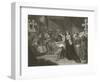 The Trial of Catherine of Aragon, 1529-George Henry Harlow-Framed Giclee Print
