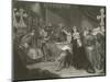 The Trial of Catherine of Aragon, 1529-George Henry Harlow-Mounted Giclee Print