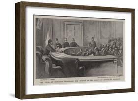 The Trial of Eighteen Armenians for Murder in the Court of Justice at Stamboul-Alexander Stuart Boyd-Framed Giclee Print