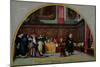 The Trial of Galileo Galilei in 1633-Nicolo Barabino-Mounted Giclee Print