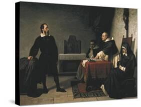 The Trial of Galileo-Cristiano Banti-Stretched Canvas