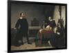 The Trial of Galileo-Cristiano Banti-Framed Art Print