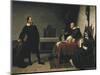 The Trial of Galileo-Cristiano Banti-Mounted Art Print