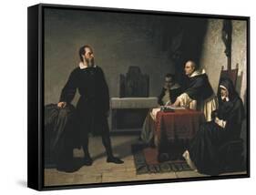 The Trial of Galileo-Cristiano Banti-Framed Stretched Canvas