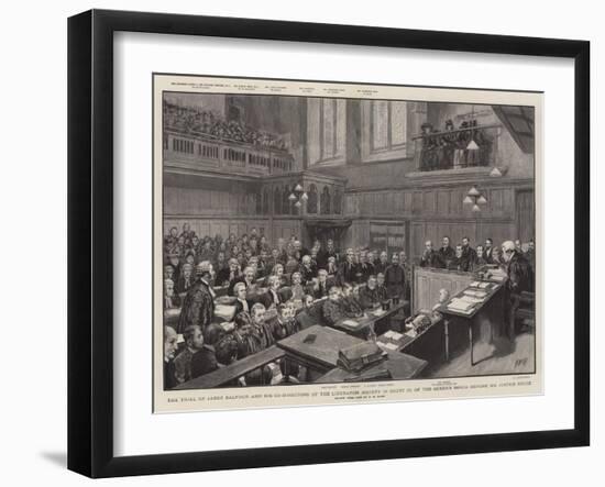 The Trial of Jabez Balfour and His Co-Directors of the Liberator Society in Court III of the Queen'-Henry Marriott Paget-Framed Giclee Print