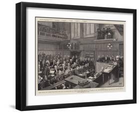 The Trial of Jabez Balfour and His Co-Directors of the Liberator Society in Court III of the Queen'-Henry Marriott Paget-Framed Giclee Print