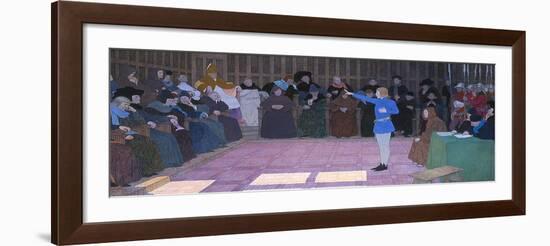 The Trial of Joan of Arc, from Joan of Arc Series F, 1911-Louis Maurice Boutet De Monvel-Framed Giclee Print