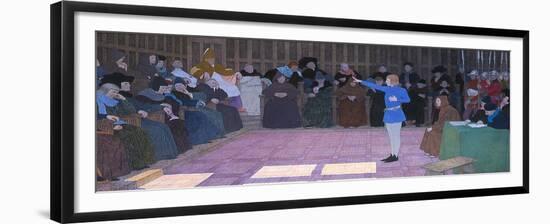 The Trial of Joan of Arc, from Joan of Arc Series F, 1911-Louis Maurice Boutet De Monvel-Framed Giclee Print