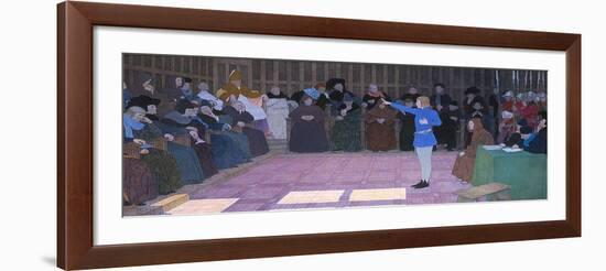 The Trial of Joan of Arc, from Joan of Arc Series F, 1911-Louis Maurice Boutet De Monvel-Framed Giclee Print