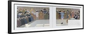 The Trial of Joan of Arc in Rouen Castle in 1431 from 'Jeanne D'Arc', C.1910-Louis Maurice Boutet De Monvel-Framed Premium Giclee Print