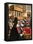 The Trial of King Charles the First in Westminster Hall-Peter Jackson-Framed Stretched Canvas