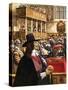 The Trial of King Charles the First in Westminster Hall-Peter Jackson-Stretched Canvas