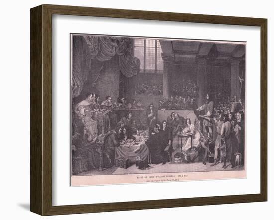 The Trial of Lord William Russell-Sir George Hayter-Framed Giclee Print