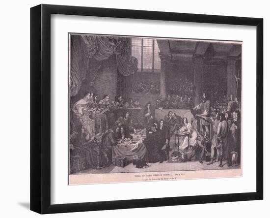 The Trial of Lord William Russell-Sir George Hayter-Framed Giclee Print