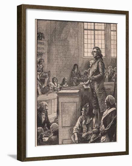 The Trial of Louis XVI-Henry Marriott Paget-Framed Giclee Print