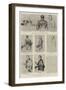 The Trial of Mons Zola in Paris, Sketches in Court-Charles Paul Renouard-Framed Giclee Print